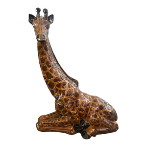 Vintage Hand Painted Ceramic Giraffe