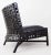 Set of Black Woven Leather Lounge Chairs For Sale - Image 12 of 12