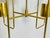 Visual Comfort Barbara Barry “Go Lightly” 8-Light Gold Leaf Chandelier For Sale In Los Angeles - Image 6 of 15