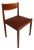 Mid-Century Danish Modern Side / Dining Chair in Teak & Leather Attributed to Poul Volther for Frem Røjle, Denmark, C. 1970s For Sale