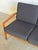 Black Teak Black 3 Seater Sofa Couch Mid Century Modern Wooden Living Room Lounge Denmark 1960s For Sale - Image 8 of 15