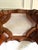 Vintage Thornton White Charleston South Carolina Chippendale Style Carved Mahogany Footstool 18.25"h X17"x15" For Sale - Image 11 of 18