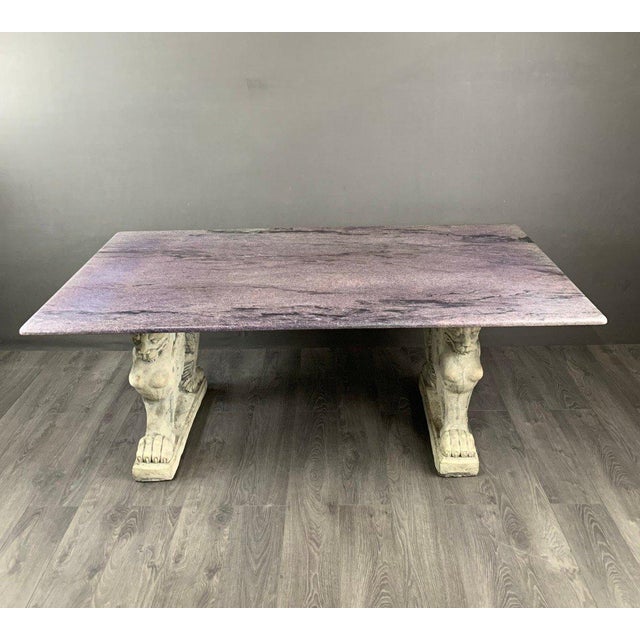 20th Century Marble Dining Table For Sale - Image 12 of 12