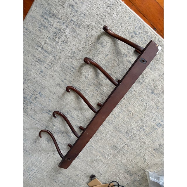 Wood Early 20th Century Thonet Bentwood Coat or Hat Rack For Sale - Image 7 of 10