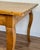 Vintage Farmhouse Style Pine Cabriole Leg Dining Table For Sale - Image 12 of 15