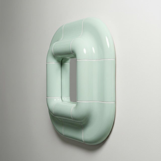 Not Yet Made - Made To Order Lolo Mirror in Pastel Mint by Tilecito For Sale - Image 5 of 7