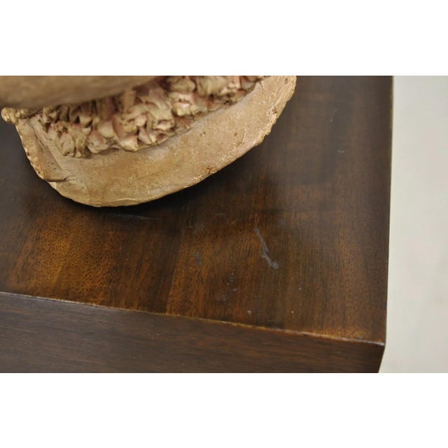 Late 20th Century Mrs. Somson Ceramic Pottery Bust Sculpture by Jacobsen (Peppi) of Cokeville Wy For Sale - Image 9 of 12