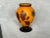 Late 20th Century Vintage Cameo Glass Vase With Autumn Leaf Motif For Sale - Image 5 of 11