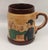 Brown Vintage Pennsbury Pottery Pennsylvania Dutch Pitcher & Mug Set - Five Pieces For Sale - Image 8 of 17