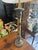 Vintage Metal Work Table Lamps With Leaf Accents - a Pair For Sale - Image 4 of 8