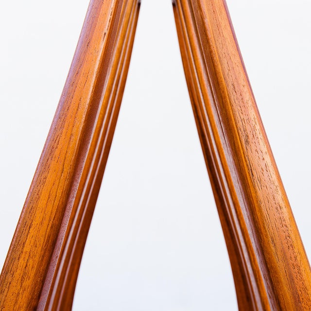 Restored Danish Modern Solid Teak "Eva" Dining Chairs by Niels Koefoed For Sale - Image 11 of 15