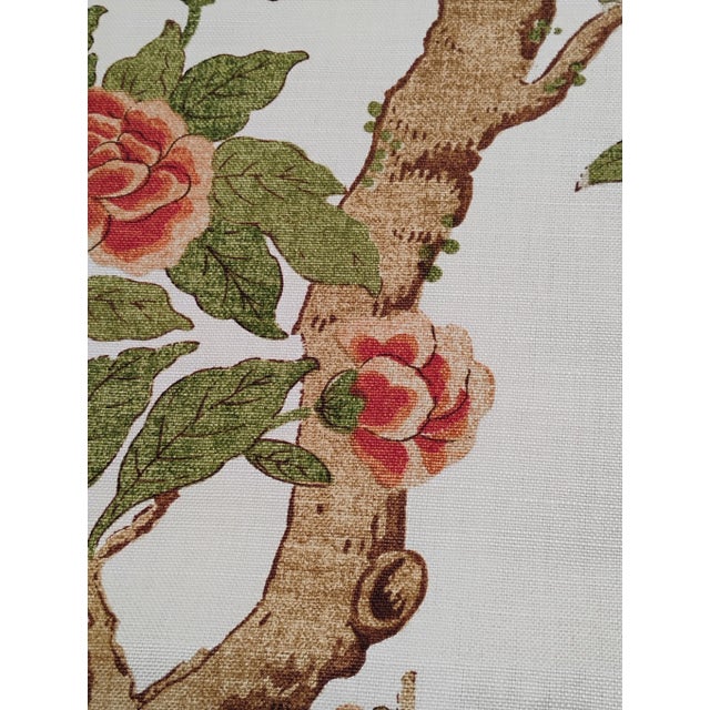 Textile Gp & J Baker Fabric "Chinese Eldon" Linen- 6.1 Yards For Sale - Image 7 of 7