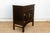 Mid-Century Carved Blossom Black Asian Cabinet For Sale - Image 12 of 14