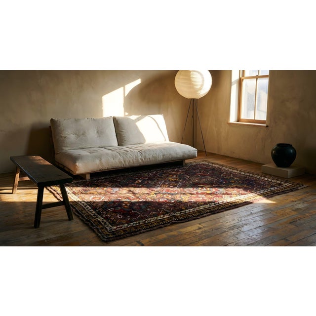 Antique Persian Quchan Rug For Sale - Image 11 of 12
