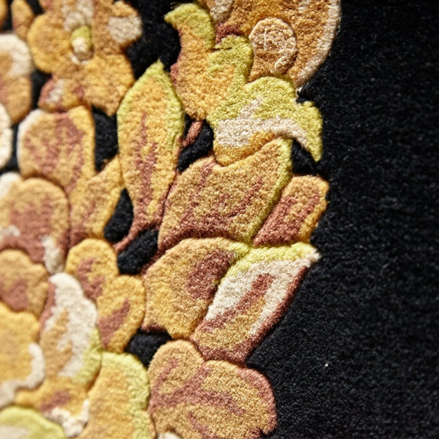 Black Gold Rug by Gianni Versace for Versace, 1980s For Sale - Image 9 of 18