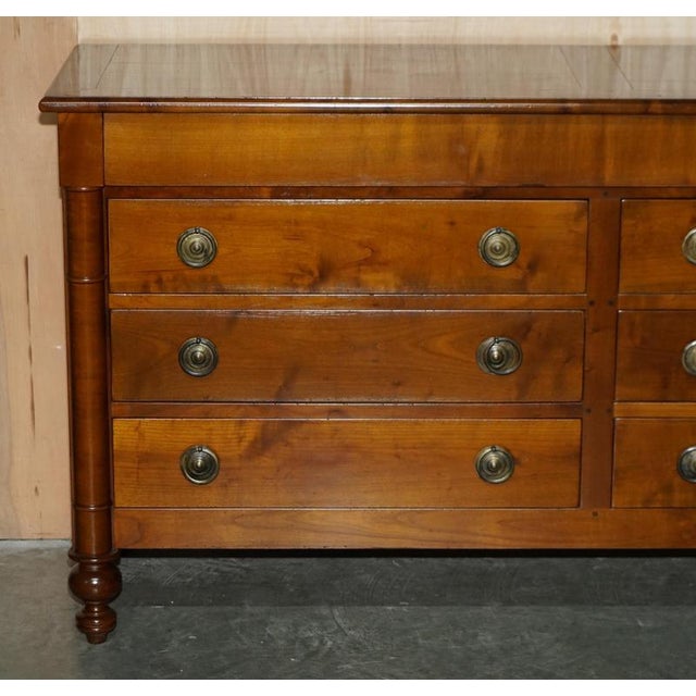 Vintage Grange Paris Cherry Wood Sideboard Bought from Harrods London For Sale - Image 4 of 18