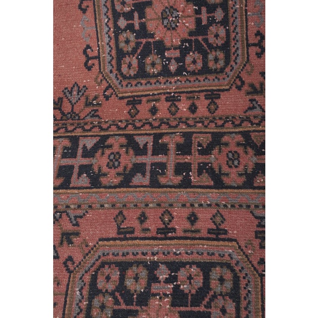1960s Turkish Hand Knotted Vintage Long Runner Rug - Stair Carpet 2'6'' X 21'9'' For Sale - Image 9 of 10