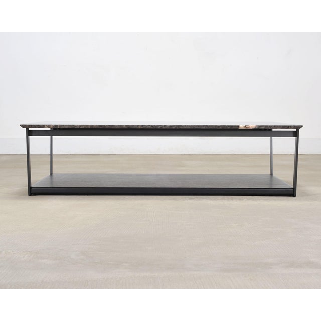 Camerich Element Marble and Steel Coffee Cocktail Table 4 Ft For Sale - Image 18 of 18