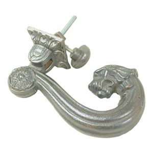 Mid 19th Century French, Napoleon III Period Cast Iron Door Knocker