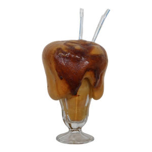 Frozen Moments - Root Beer Float, Resin and Styrofoam Sculpture by Geoffrey Rose