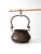 Farmhouse Antique Hand Hammered Copper Hearth Pot With Iron Swing Handle For Sale - Image 3 of 14