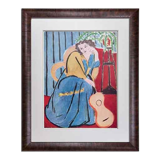 Henri Matisse Limited Signed “ Danseuse Assise.." Lithograph W/Frame For Sale