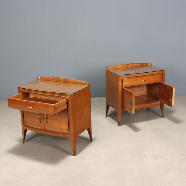 Vintage Bedside Tables, 1950s, Set of 2 For Sale - Image 3 of 11