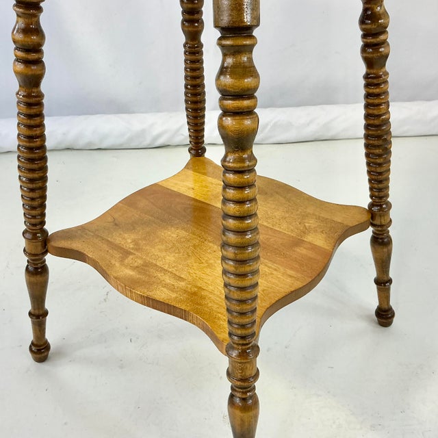 In our part of the country, we find a lot of these center tables. They were very popular in the Early 1900s. But they are...