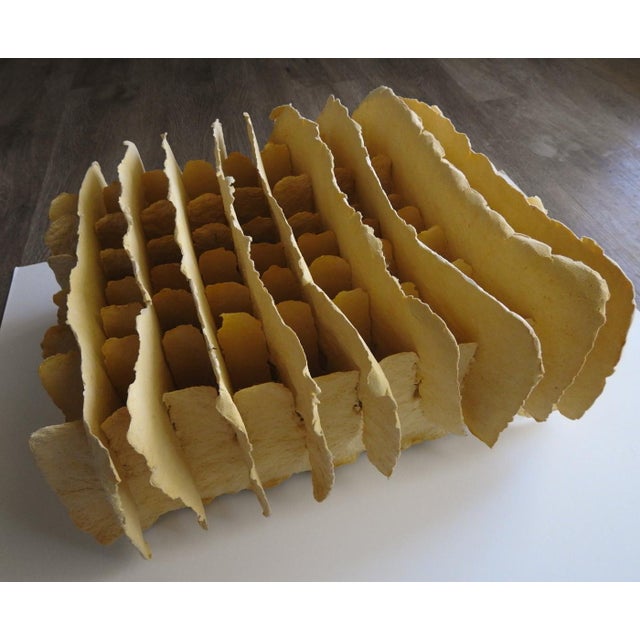 Contemporary Abstract Paper Studio Made Sculpture For Sale - Image 4 of 7