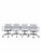 Early 21st Century Mid-Century Modern Attributed to Herman Miller Eames Low Back White Mesh Office Chairs – 6 For Sale - Image 5 of 12