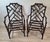 Vintage Chinese Chippendale Organic Bamboo Dining Armchairs - A Pair For Sale - Image 4 of 16