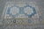 1960s Off White and Pale Blue Turkish Carpet For Sale - Image 5 of 11