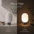 Aloadecor Modern Opal Glass Cordless Rechargeable Table Lamp Unique/Statement Dimmable Led Bedside Lamp For Sale - Image 4 of 12