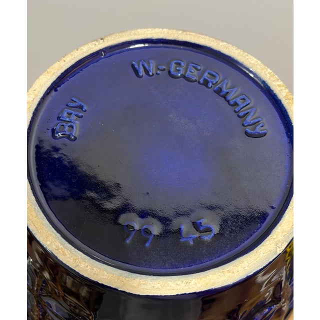 Ceramic Large Model 99-45 Sunset Floor Vase by Bodo Mans for Bay Keramik, West Germany, 1970s For Sale - Image 7 of 8