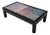 Vintage Rectangular Lacquered Beach Coffee Table with Colorful Plaster Relief, 1980s For Sale