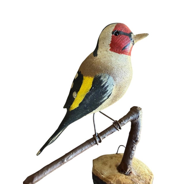 Folk Art Austrian Folk Art Carved Wood Bird #85, 1930s For Sale - Image 3 of 4