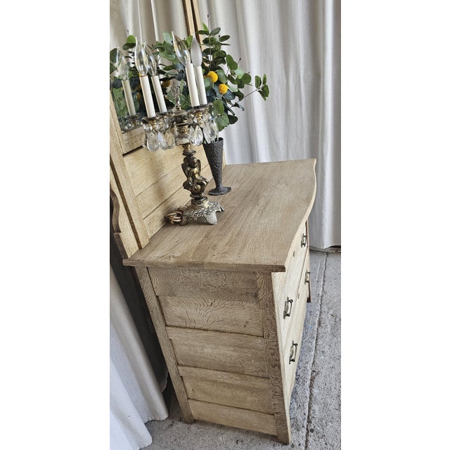 Antique Eastlake-Style Chest of Drawers, Oak, Circa 1930's For Sale - Image 9 of 17