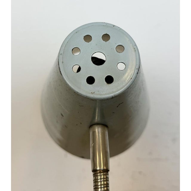 Industrial Grey Gooseneck Table Lamp from Zaos, 1960s For Sale - Image 10 of 18