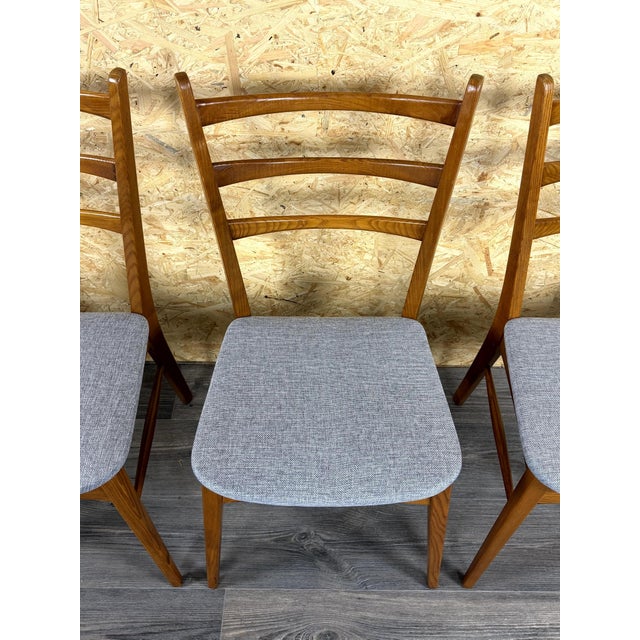 Brown Vintage Danish Chairs, 1960s, Set of 4 For Sale - Image 8 of 18