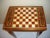 Wood Vintage MCM Inlaid Wood Chess Board Table Made in Italy For Sale - Image 7 of 7