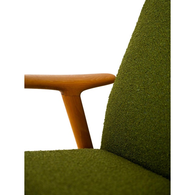 Brown Scandinavian Armchair by Alf Svensson, 1960s For Sale - Image 8 of 11