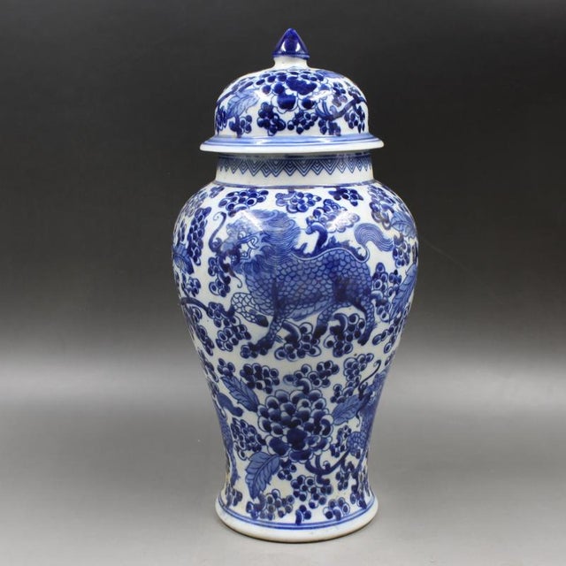 H-31.6cm,W-14cm. Experience the beauty and elegance of this hand-painted Chinese ceramic pot from Yipintang. Its stunning...