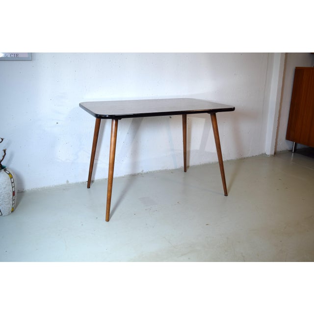 Mid-Century Modern Coffee Table in Beech, 1950s For Sale - Image 6 of 6