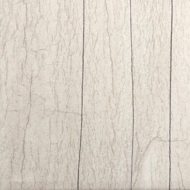 Large Square Neutral Minimalist Landscape Painting "Finding the Light Ii" Original Textural Botanical Artwork by Peter Kuttner For Sale - Image 4 of 9