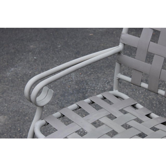 Woodard Ramsgate Oval Patio Dining Table And Six Chairs Set For Sale - Image 17 of 18