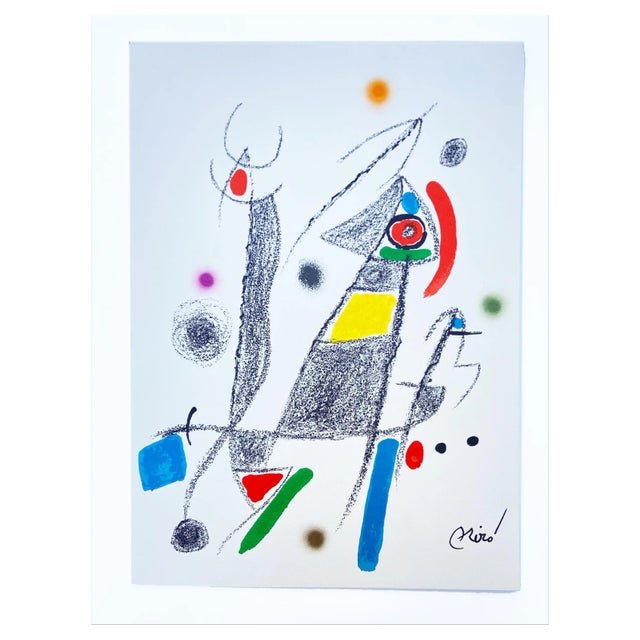 Joan Miró - Maravillas con variaciones n•6 1975 For Sale