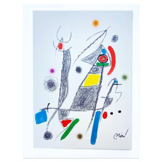 Joan Miró, Maravillas con variaciones No.6, 1975, Lithograph For Sale