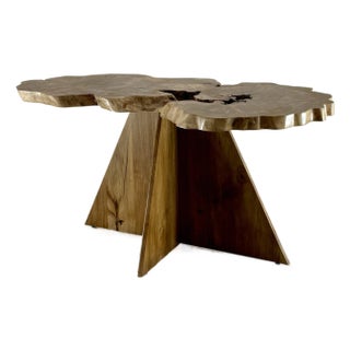 Confluence — Sculptural Live-Edge Wood Table For Sale