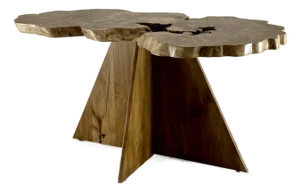 Confluence — Sculptural Live-Edge Wood Table
