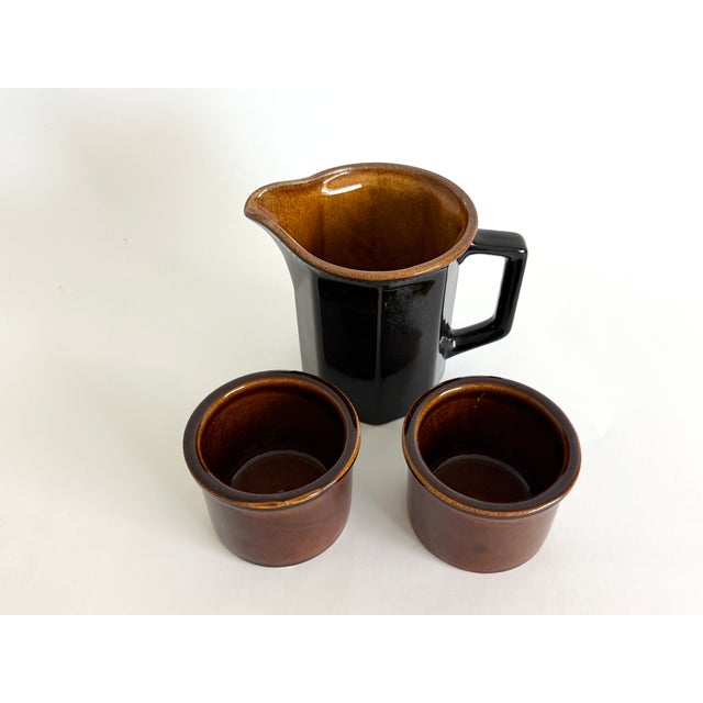 English English Studio Pottery Pitcher and Bowls - Set of 3 For Sale - Image 3 of 6